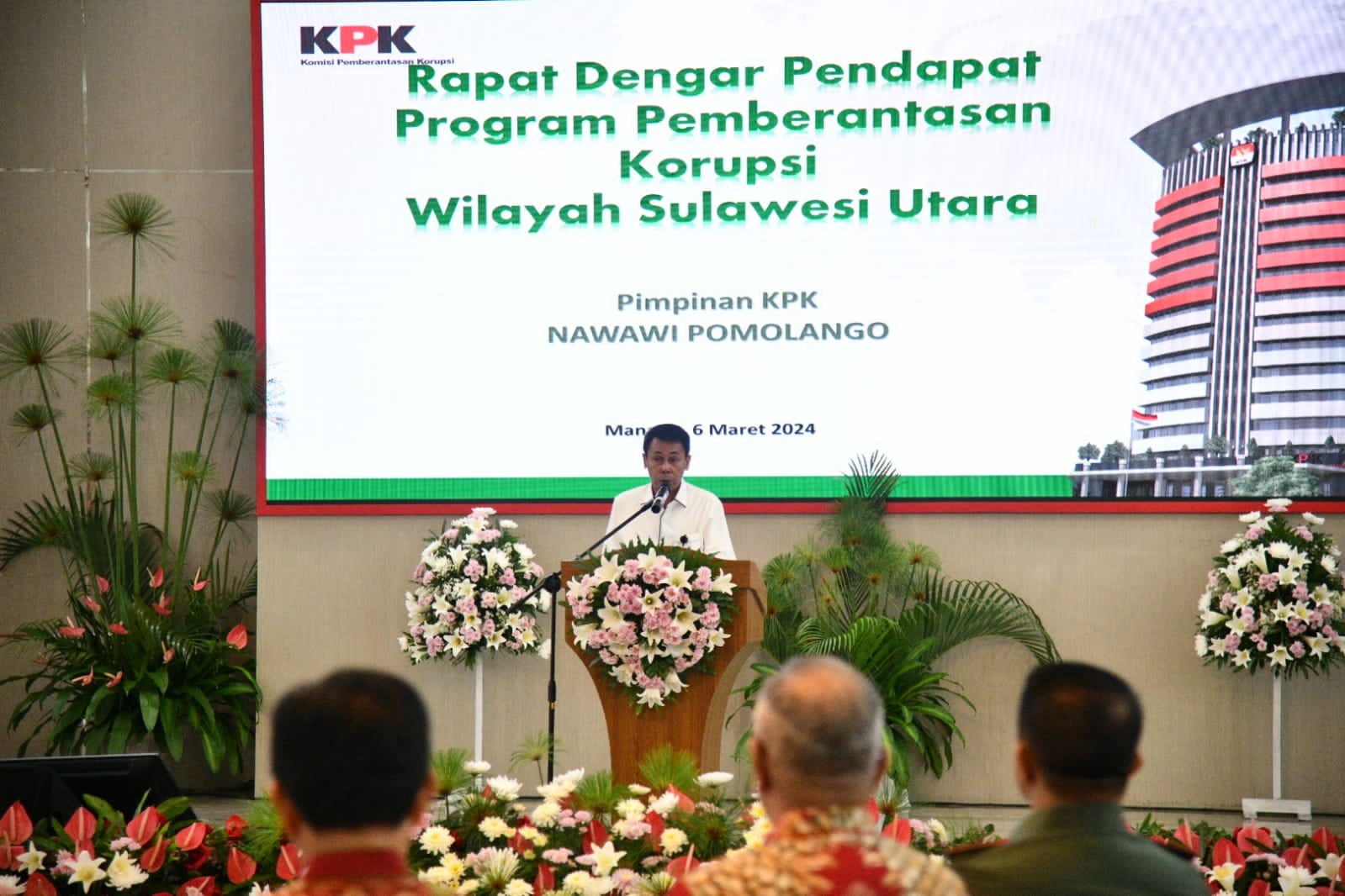 Ketua KPK Nawawi Pomolango Sebut Boltim Terbaik dalam Survey Penilaian Integritas
